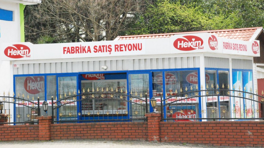 Hekim Süt Satış Reyonu Hizmette